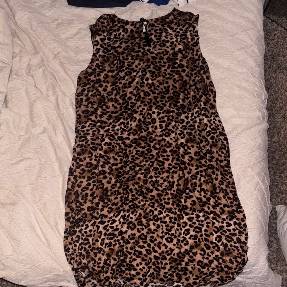 beachlunchlounge Animal Print Dress